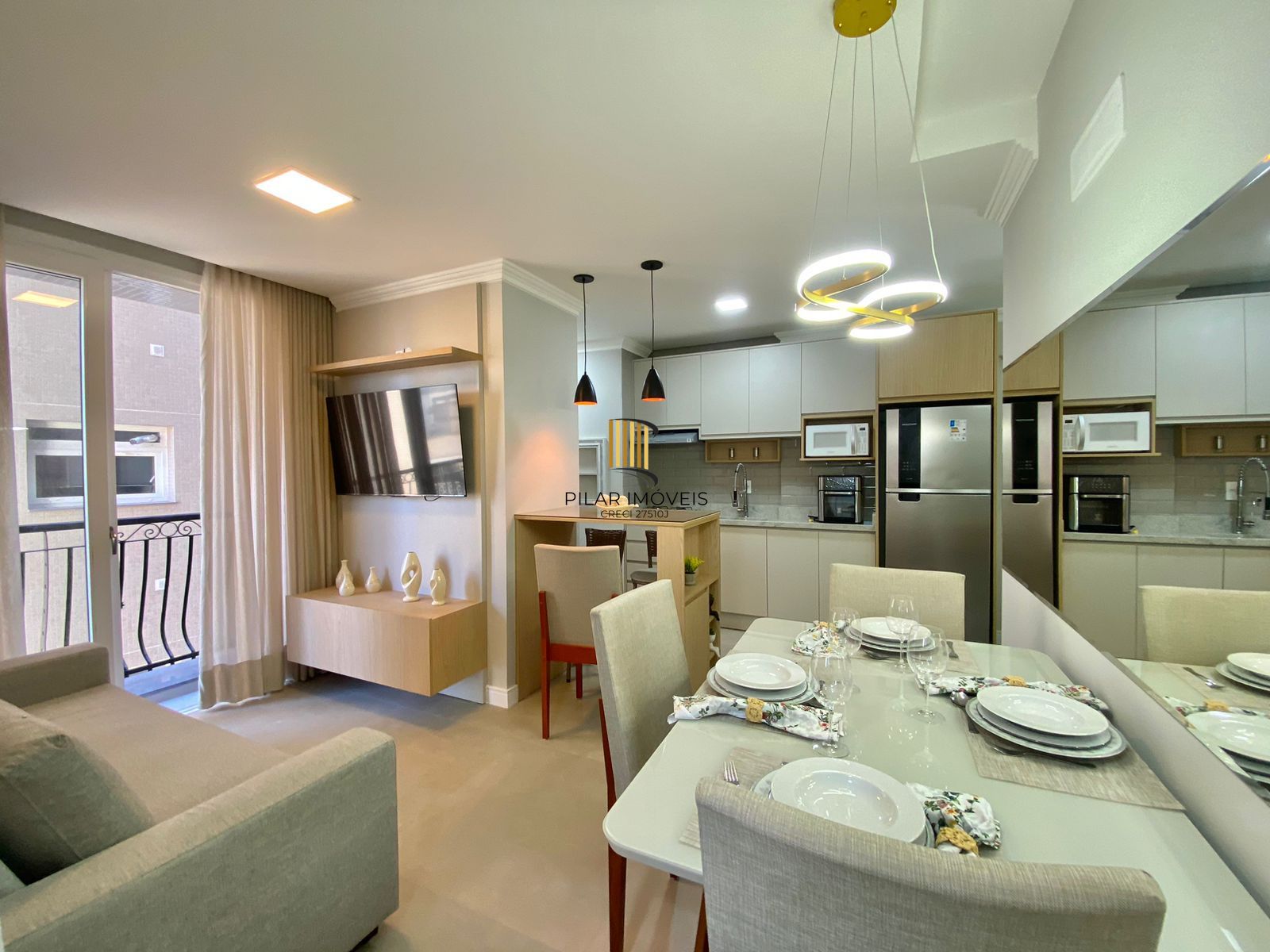 Apartamento NOVO em Capão da Canoa de 2 dormitórios e vaga