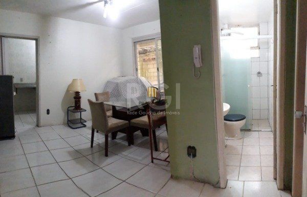 Apartamento térreo de 1 dormitório com pátio