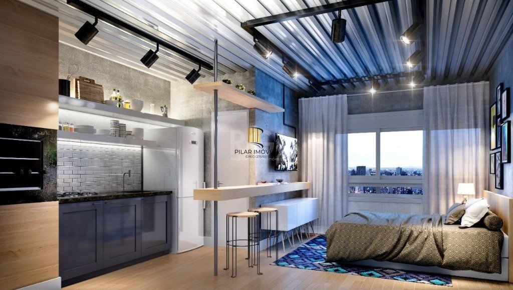 Apartamento para Venda - 31.12m², 1 dormitório, Rio Branco