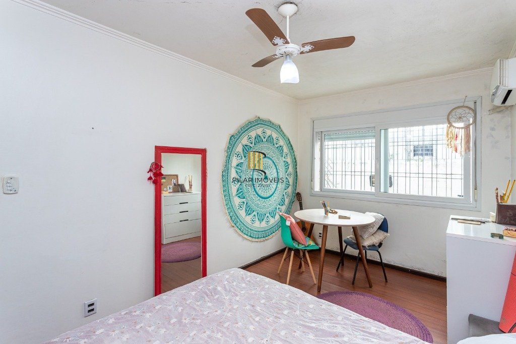 Apartamento térreo com pátio de 1 dormitório no bairro Santa Cecilia