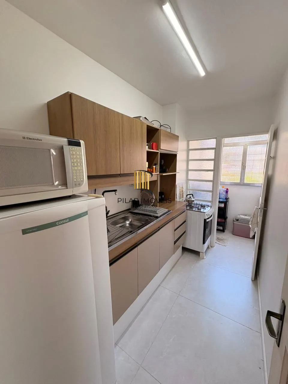 Apartamento no São Sebastião de 1 dormitório e vaga SEMI MOBILIADO