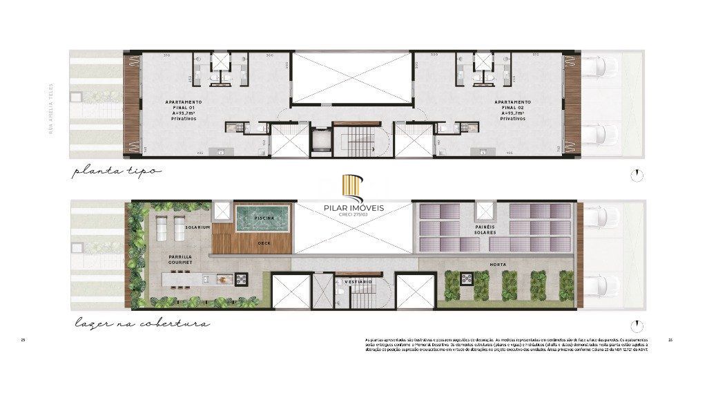 Lançamento para Venda - 93.7m², 2 dormitórios, sendo 1 suites, 2 vagas - Petrópolis