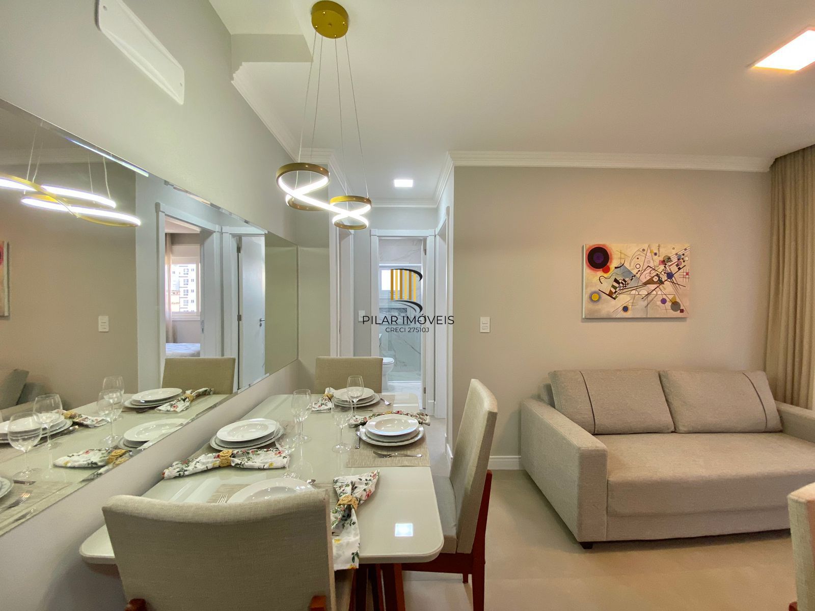 Apartamento NOVO em Capão da Canoa de 2 dormitórios e vaga