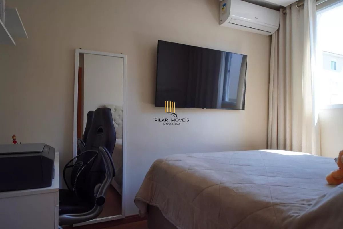 apartamento semi mobiliado Humaitá 2 dormitórios com vaga
