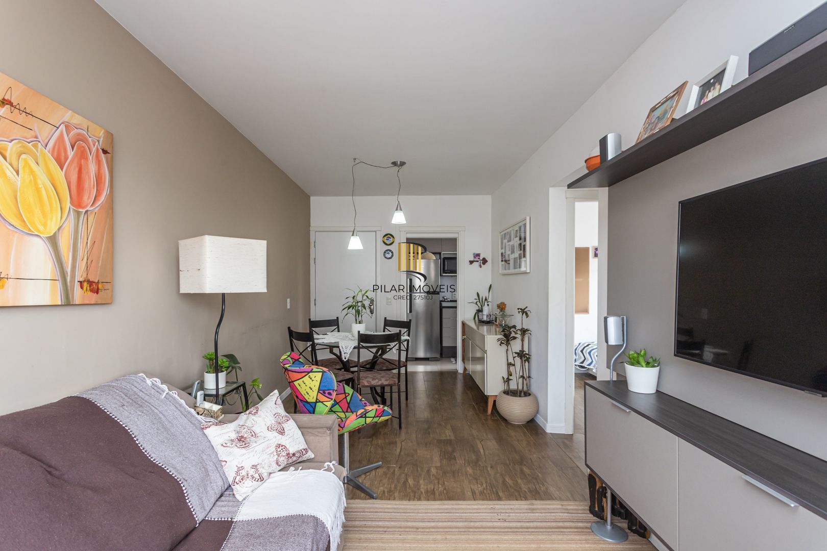 Apartamento para Venda - 50.98m², 2 dormitórios, 1 vaga - Partenon