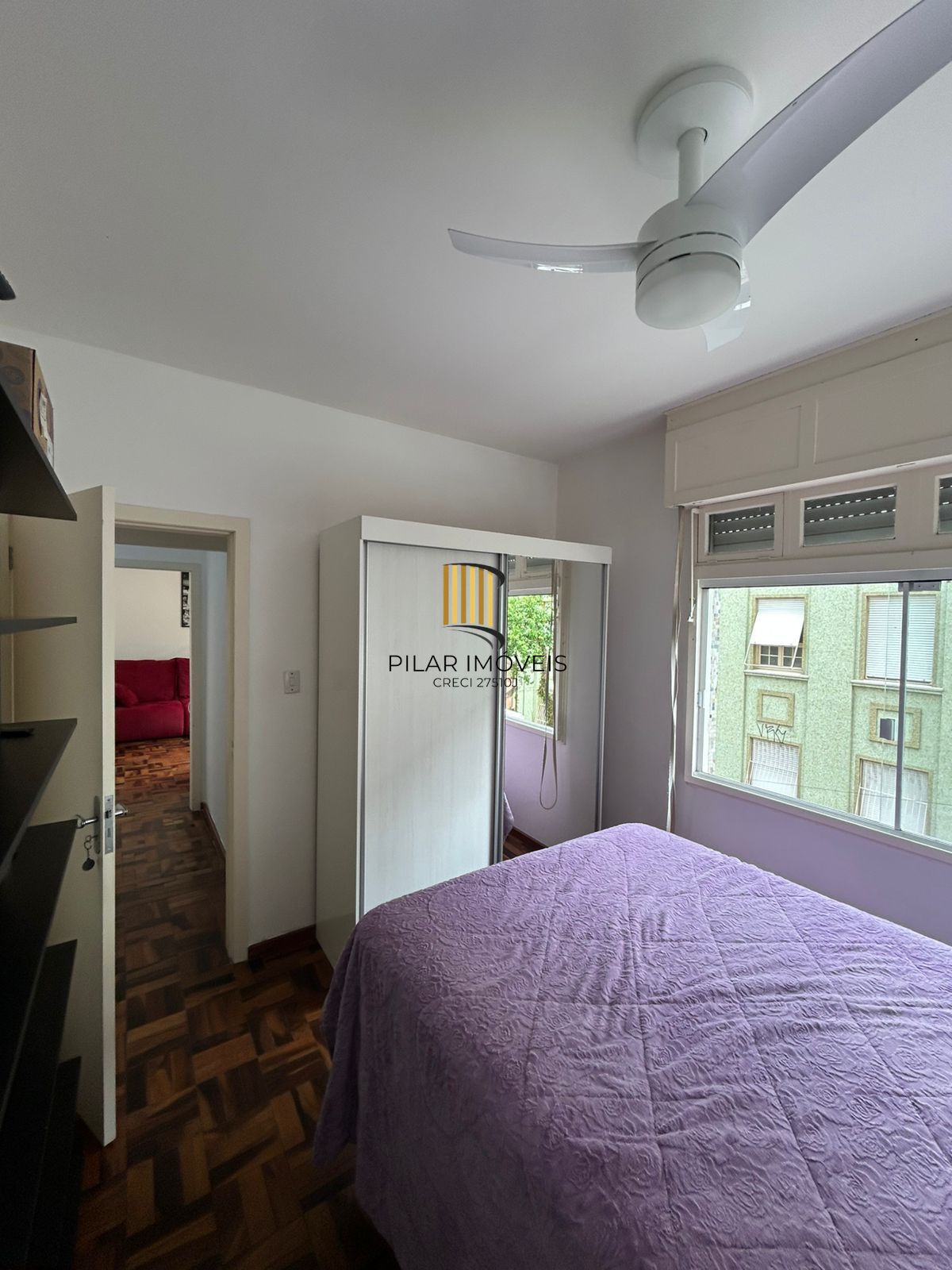 Apartamento no Centro de 1 dormitório MOBILIADO