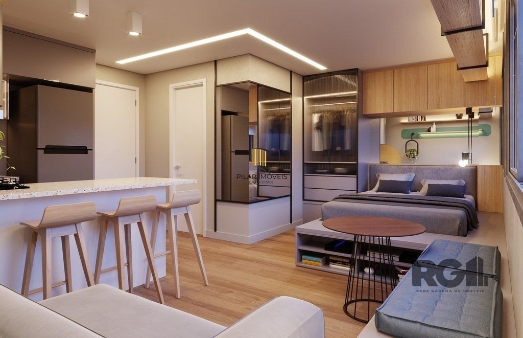 Apartamento 1 Dormitório(s) Bairro Jardim do Salso