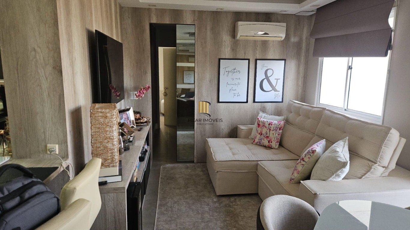 Apartamento mobiliado de 3 dormitórios bairro Morro Santana