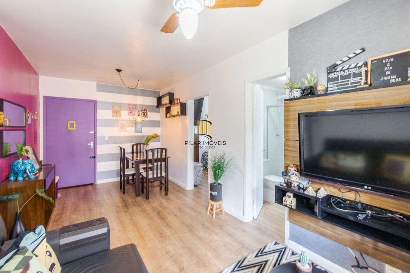 Apartamento térreo com 1 dormitório no Bairro Vila Ipiranga/Jardim Europa