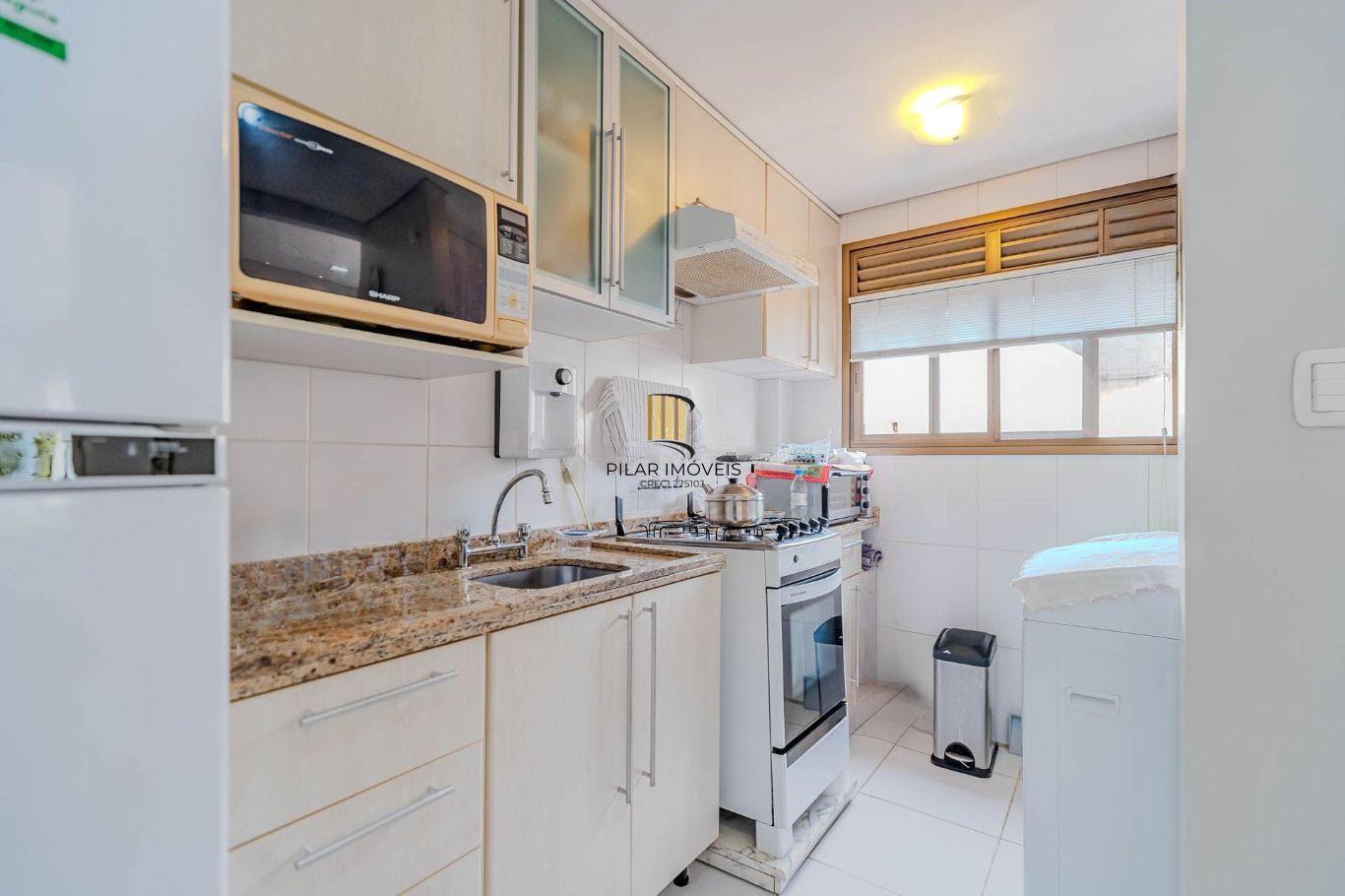 Apartamento com 1 dormitório e 1 vaga de garagem no Bairro Higienópolis