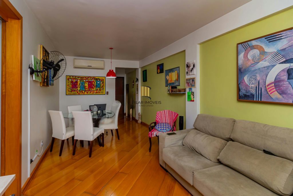 Apartamento 2 dormitórios, 1 vaga, churrasqueira  e 77m² na José do Patrocinio.