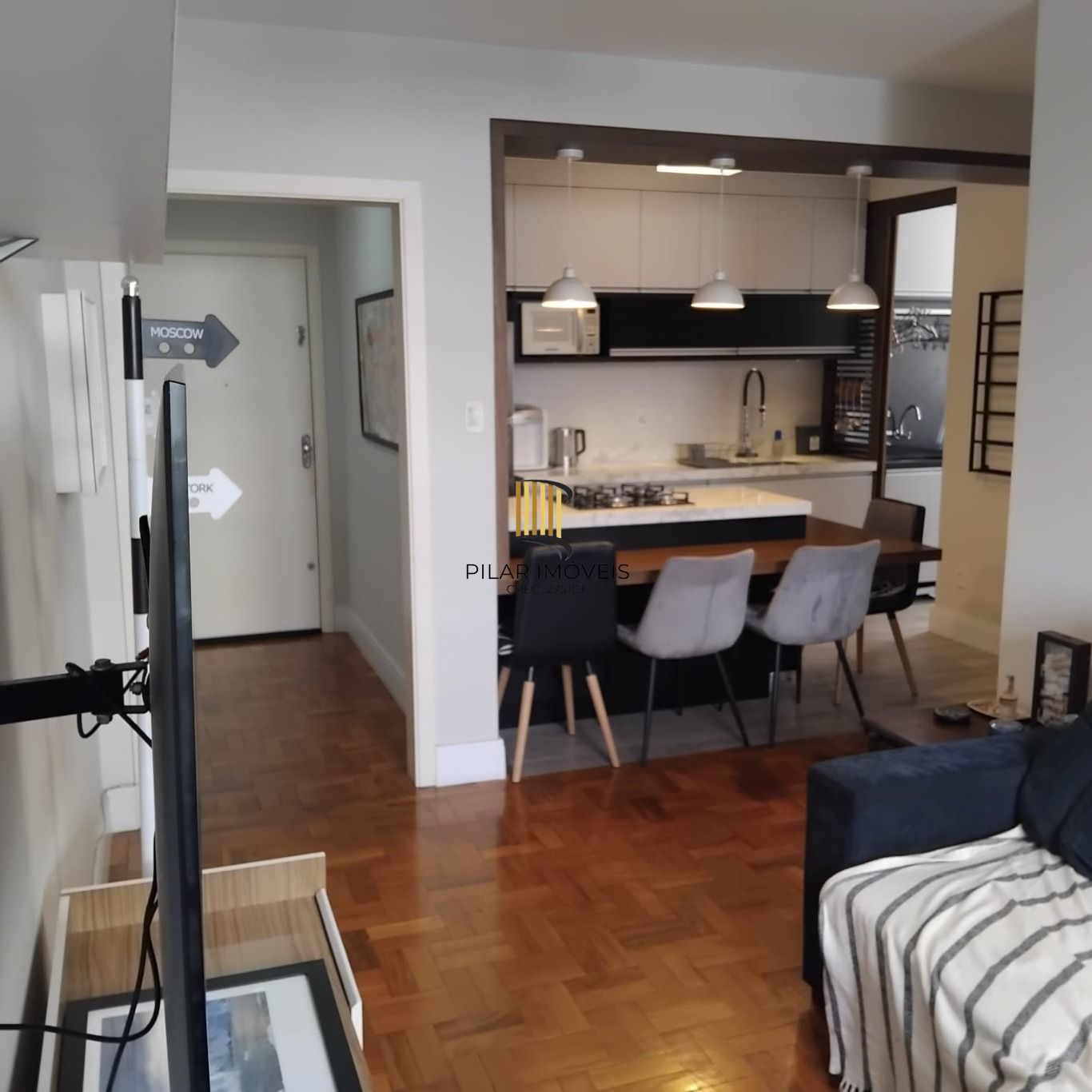 Apartamento com 1 dormitório no Bairro Higienópolis