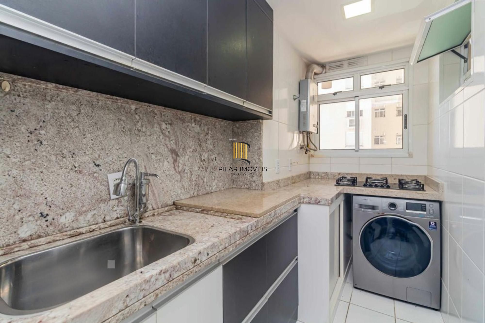 Apartamento com 3 quartos, elevador, sacada e 1 vaga Sarandi.