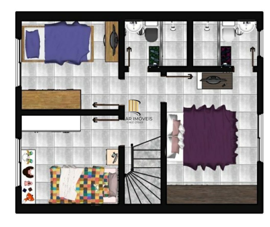 Terreno em condomínio 234m² à venda Rua Prisma, 185, Santa Tereza, Porto Alegre