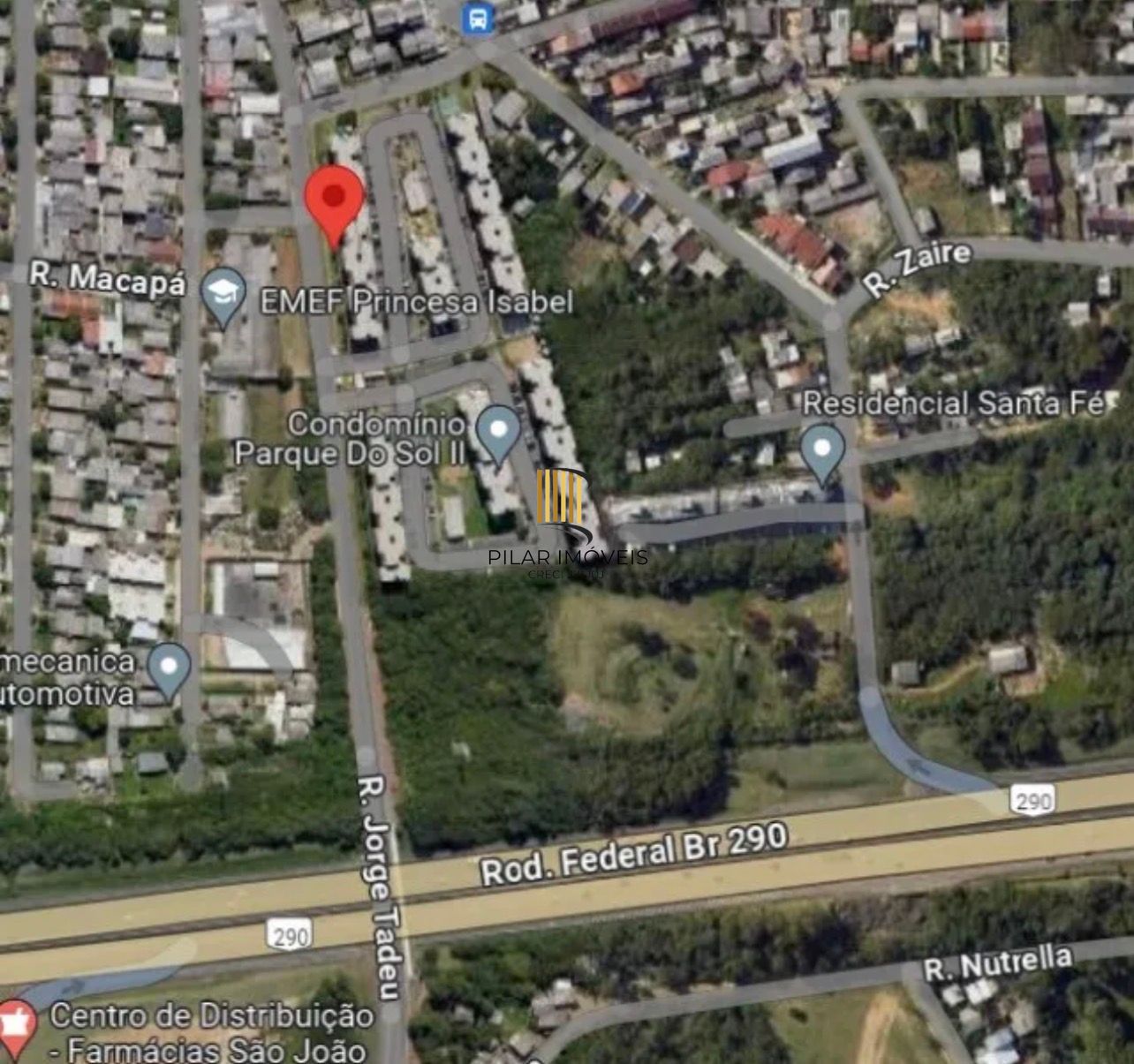 Apartamento de 2 quartos no quinto andar em Gravataí