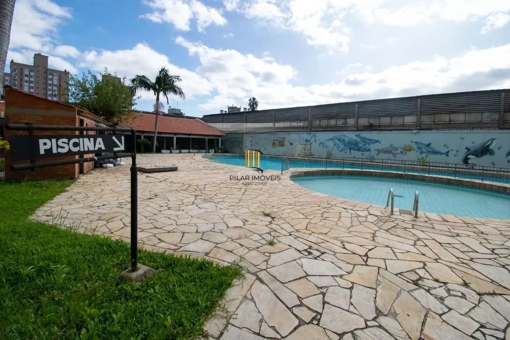 Apartamento com 1 quarto, elevador, Piscina e Churrasqueira Partenon.