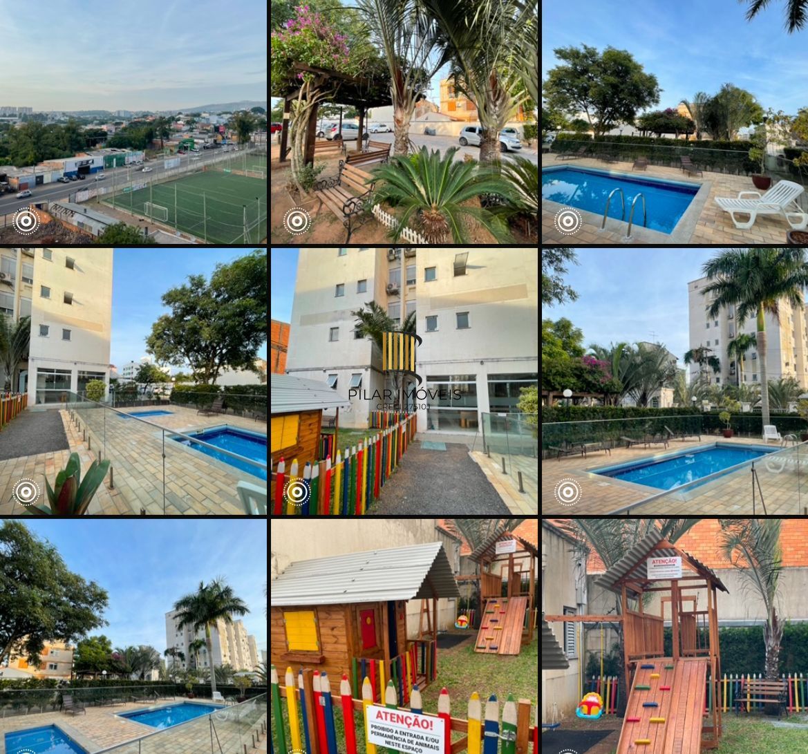 Apartamento de 2 quartos, 1 suíte e 1 vaga de garagem em condomínio fechado