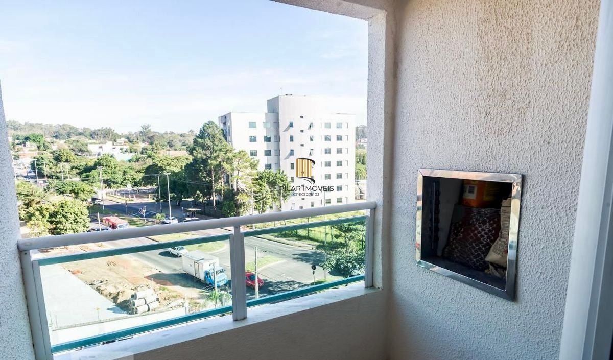 Apartamento com Sacada Churrasqueira Morro Santana com 1 vaga de garagem