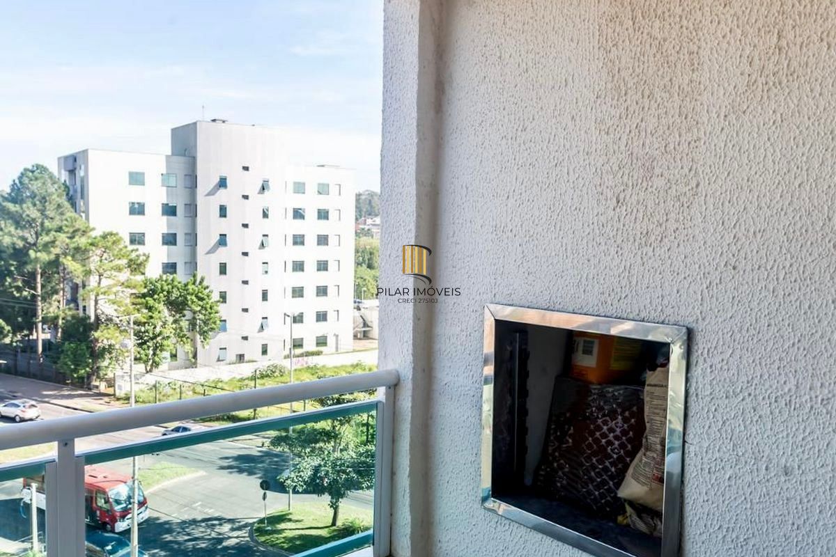 Apartamento com Sacada Churrasqueira Morro Santana com 1 vaga de garagem