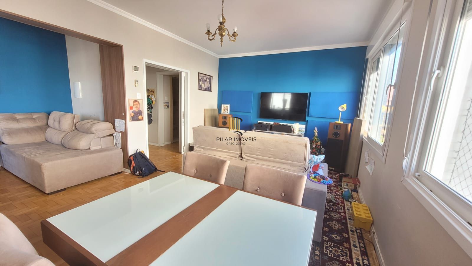 Apartamento mobiliado de 3 quartos, elevador no bairro Santana