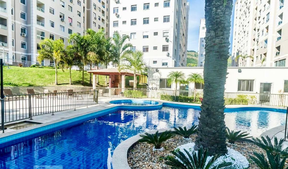 Apartamento com Sacada Churrasqueira Morro Santana com 1 vaga de garagem