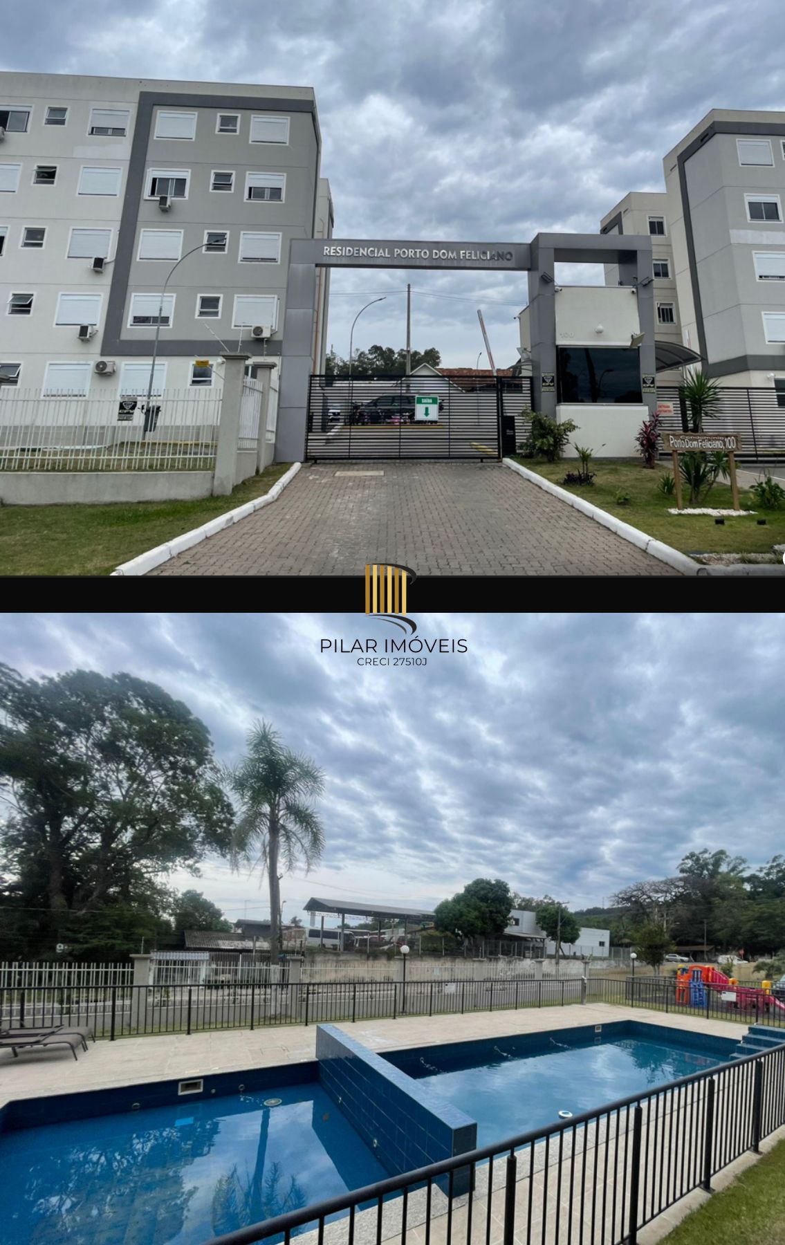 Apartamento 2 dormitórios Linda Vista, 1 vaga e Piscina na Av. Protásio Alves