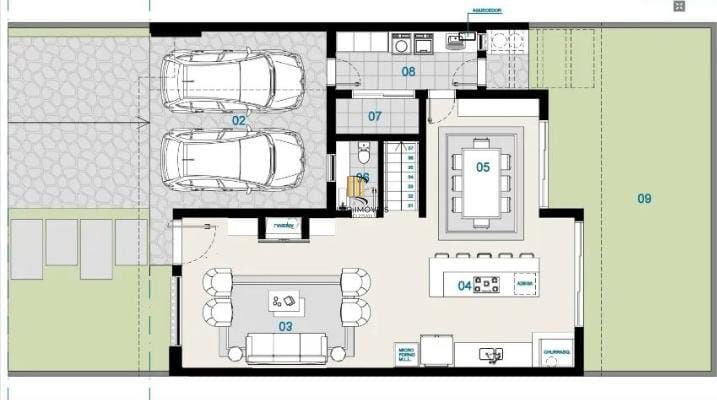 Casa Duplex Nova com 3 suítes no Mont Serrat em Canoas