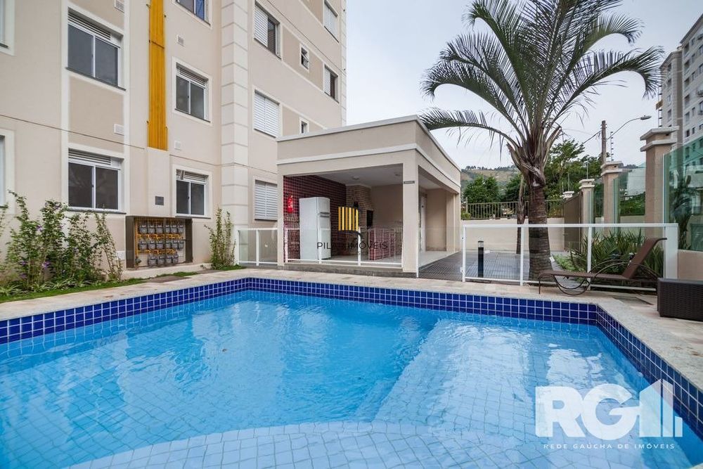 Apartamento 2 dormitórios, 1 vaga e elevador no Morro Santana.
