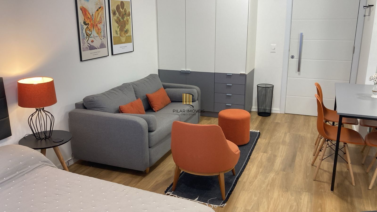 Apartamento térreo garden com 1 dormitório, 1 suíte, 1 vaga de garagem