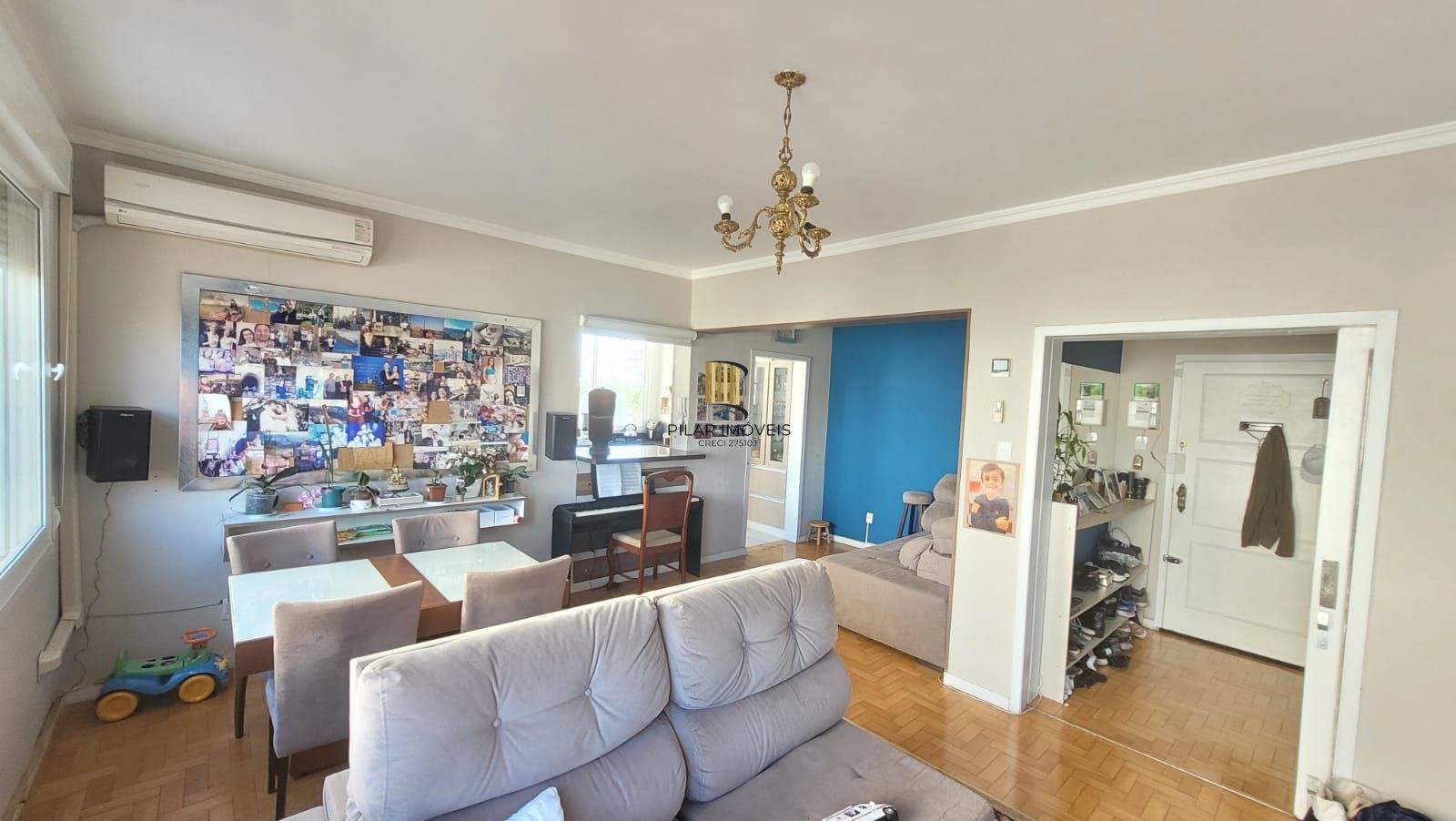 Apartamento mobiliado de 3 quartos, elevador no bairro Santana - Pilar Imóveis