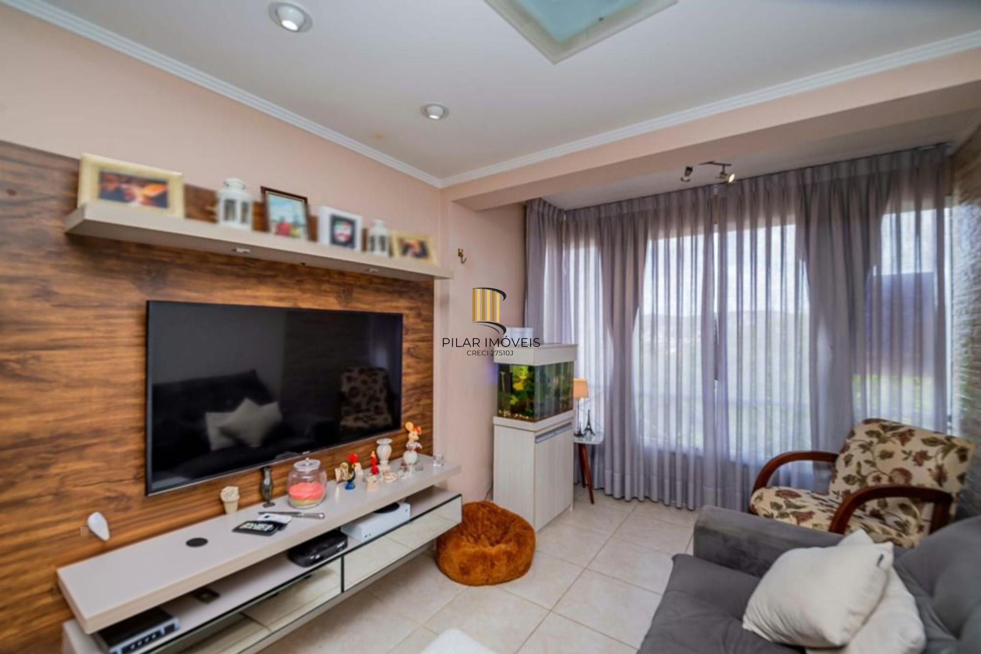 Apartamento semi mobiliado de 3 quartos, elevador, 1 vaga no bairro Cavalhada - Pilar Imóveis