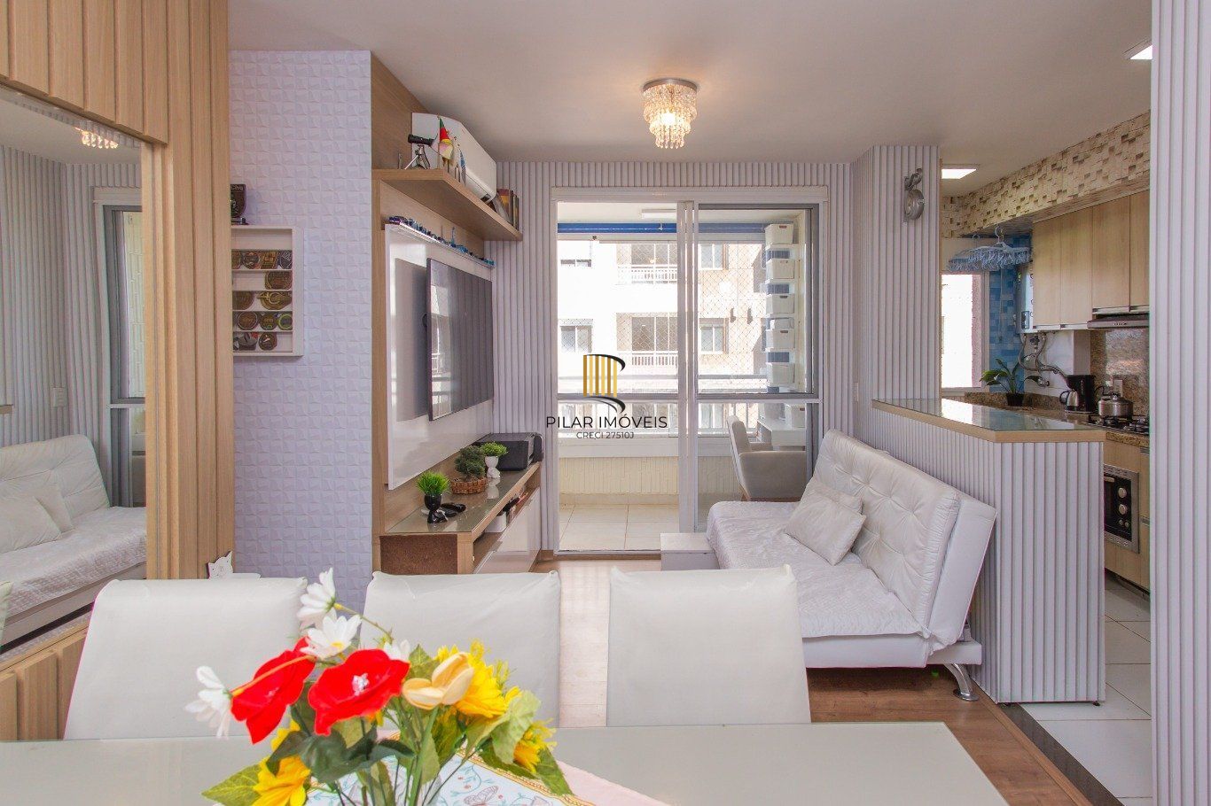 Apartamento 75m²,  3 dormitórios, 1 vaga à venda Rua Airton Ferreira da Silva. - Pilar Imóveis