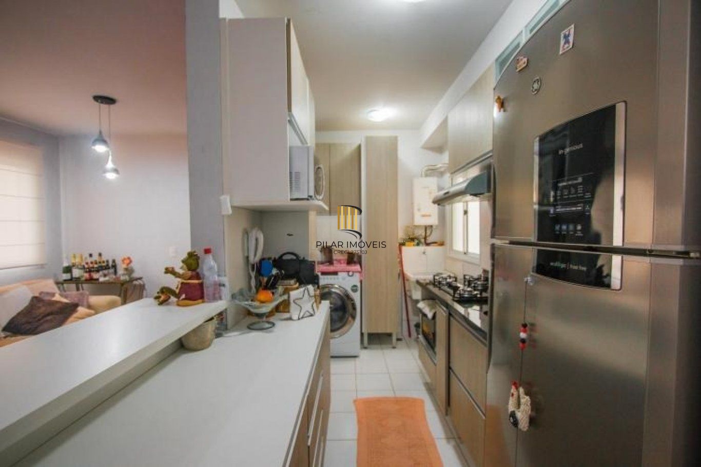 Apartamento com 3 quartos, vaga de garagem e elevador No Bairro Morro Santana