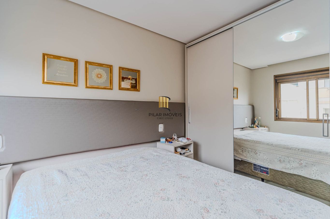 Apartamento com 1 dormitório e 1 vaga de garagem no Bairro Higienópolis