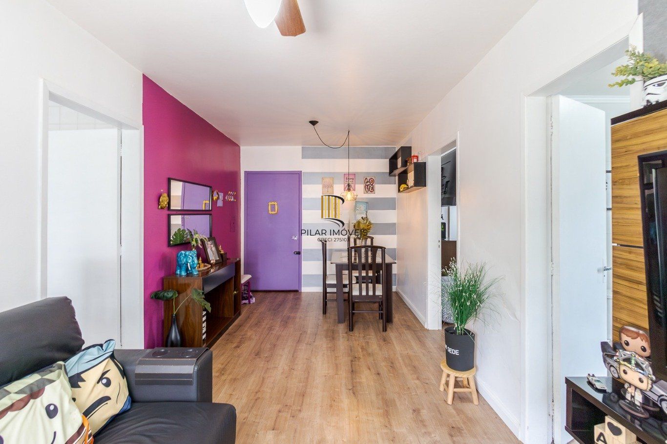 Apartamento térreo com 1 dormitório no Bairro Vila Ipiranga/Jardim Europa