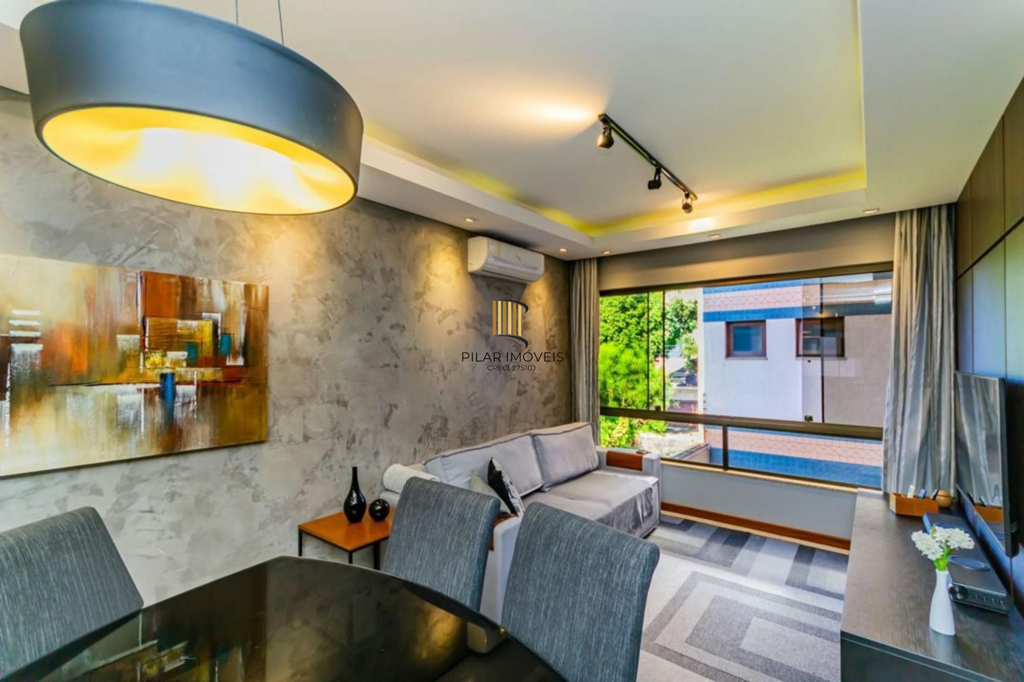 Apartamento mobiliado com 2 quartos e 1 vaga de garagem no Bairro Higienópolis