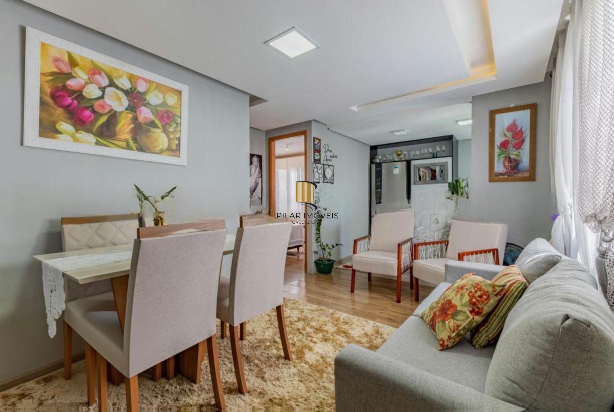 Apartamento de 2 dormitórios, 1 vaga de garagem no bairro Igara em Canoas.