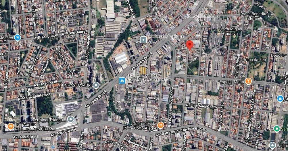 Casa em construção na Zona Norte de Porto Alegre