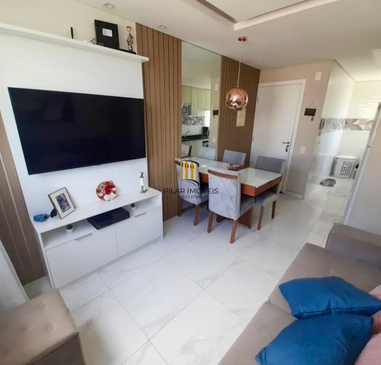 Apartamento Semi Mobiliado de 2 quartos Condomínio Vida Alegre Sarandi