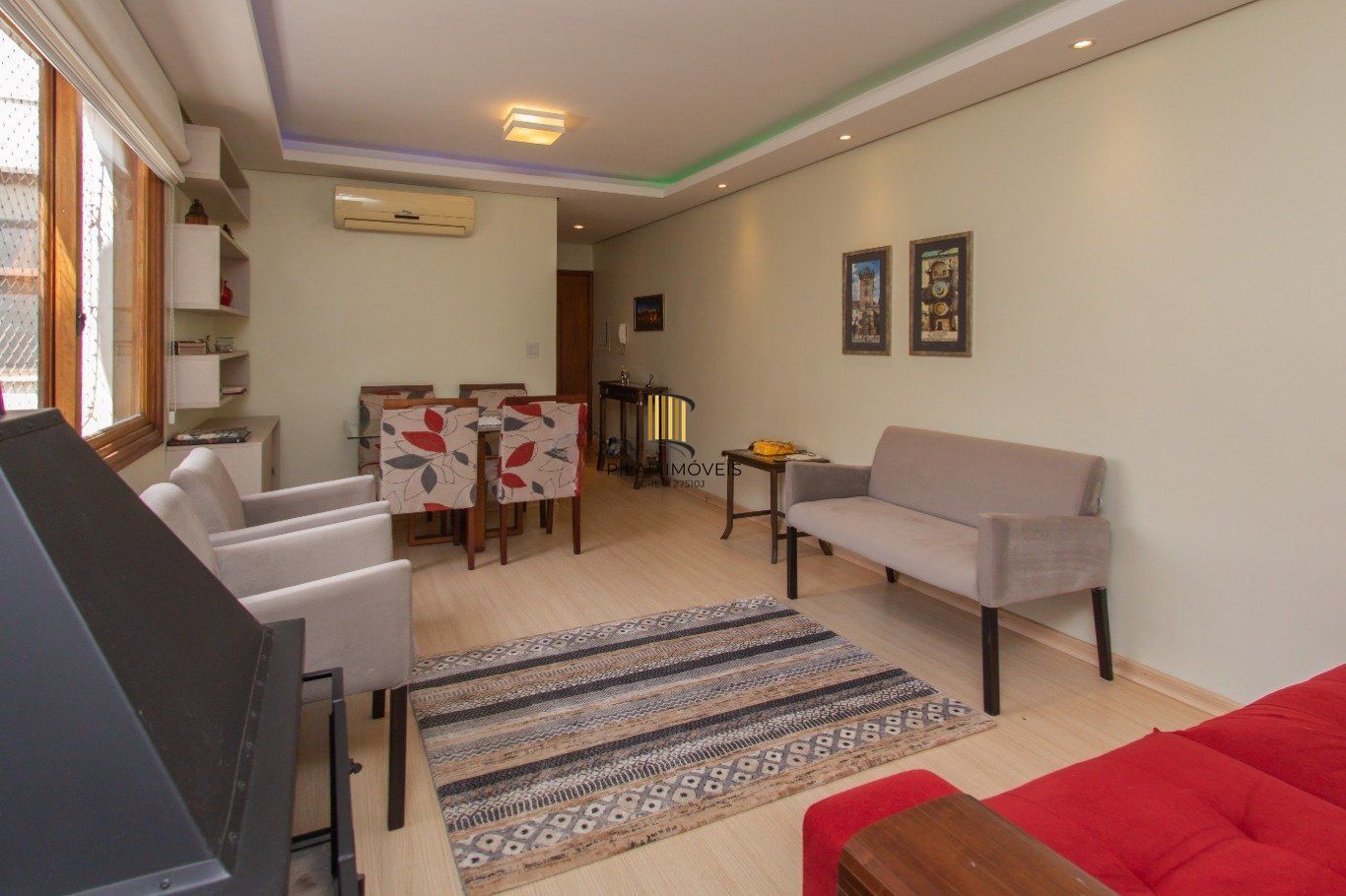 Apartamento mobiliado 2 quartos com suíte e vaga no Rio Branco