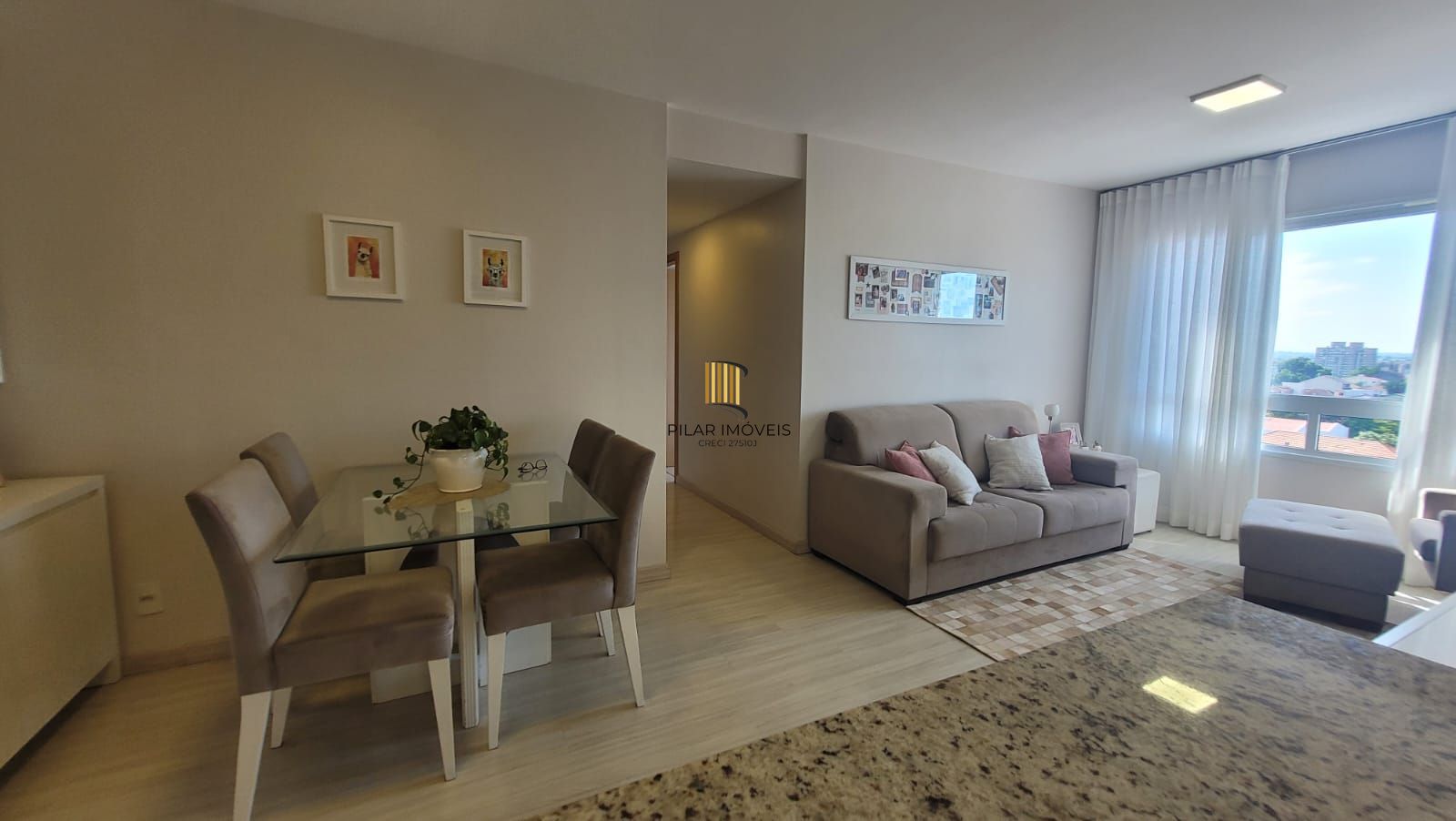 Apartamento mobiliado de 2 quartos, elevador e 1 vaga Jardim Lindóia