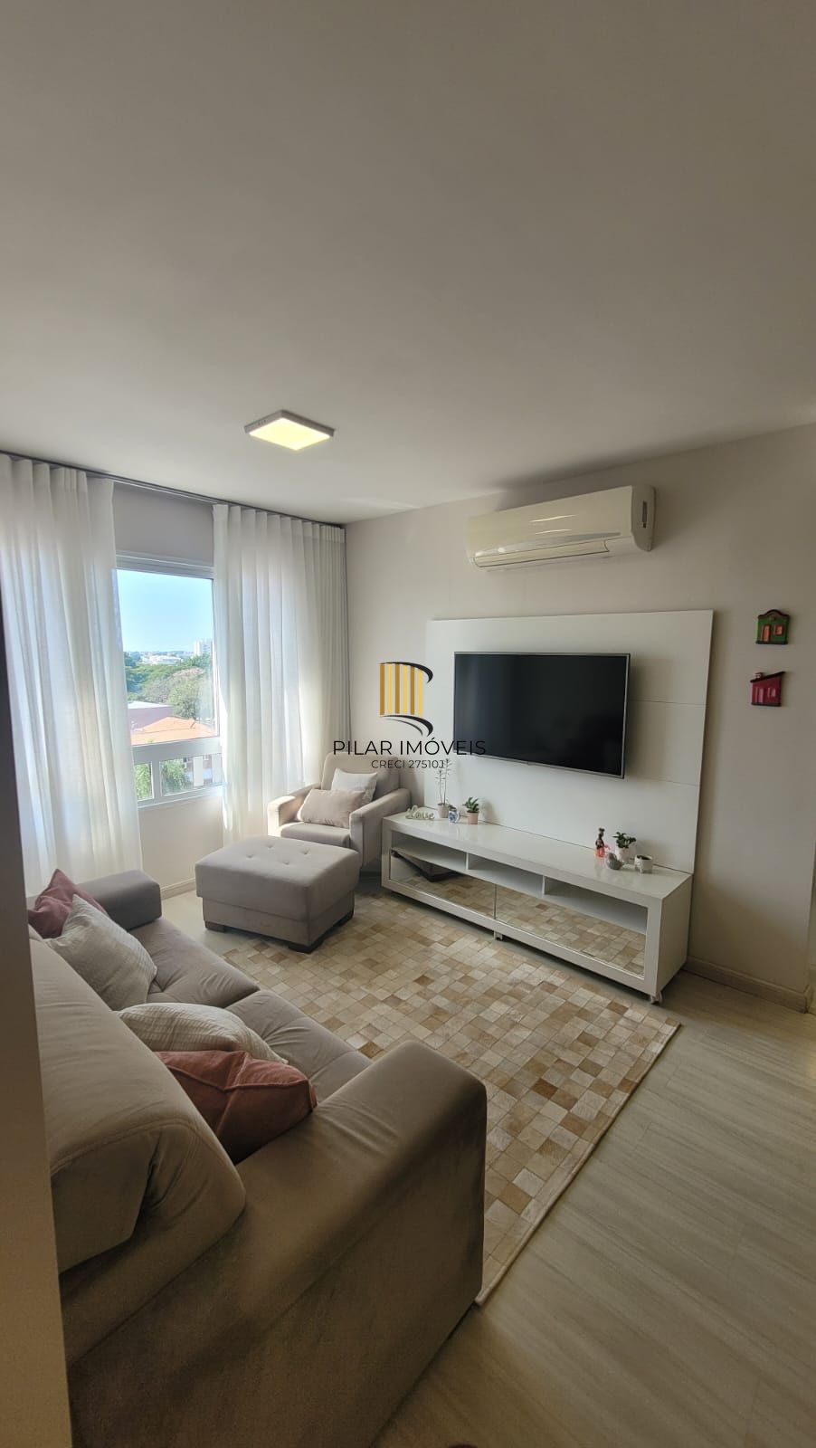 Apartamento mobiliado de 2 quartos, elevador e 1 vaga Jardim Lindóia