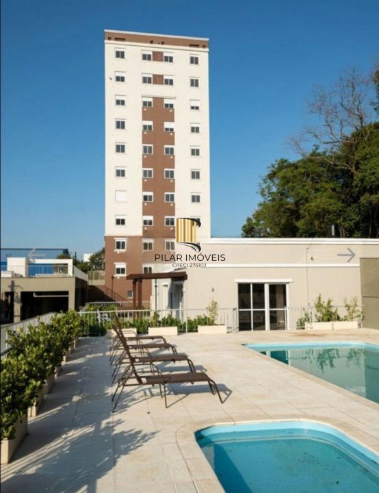 Apartamento com 2 quartos, semi mobiliado, piscina e portaria 24 hr em Gravataí
