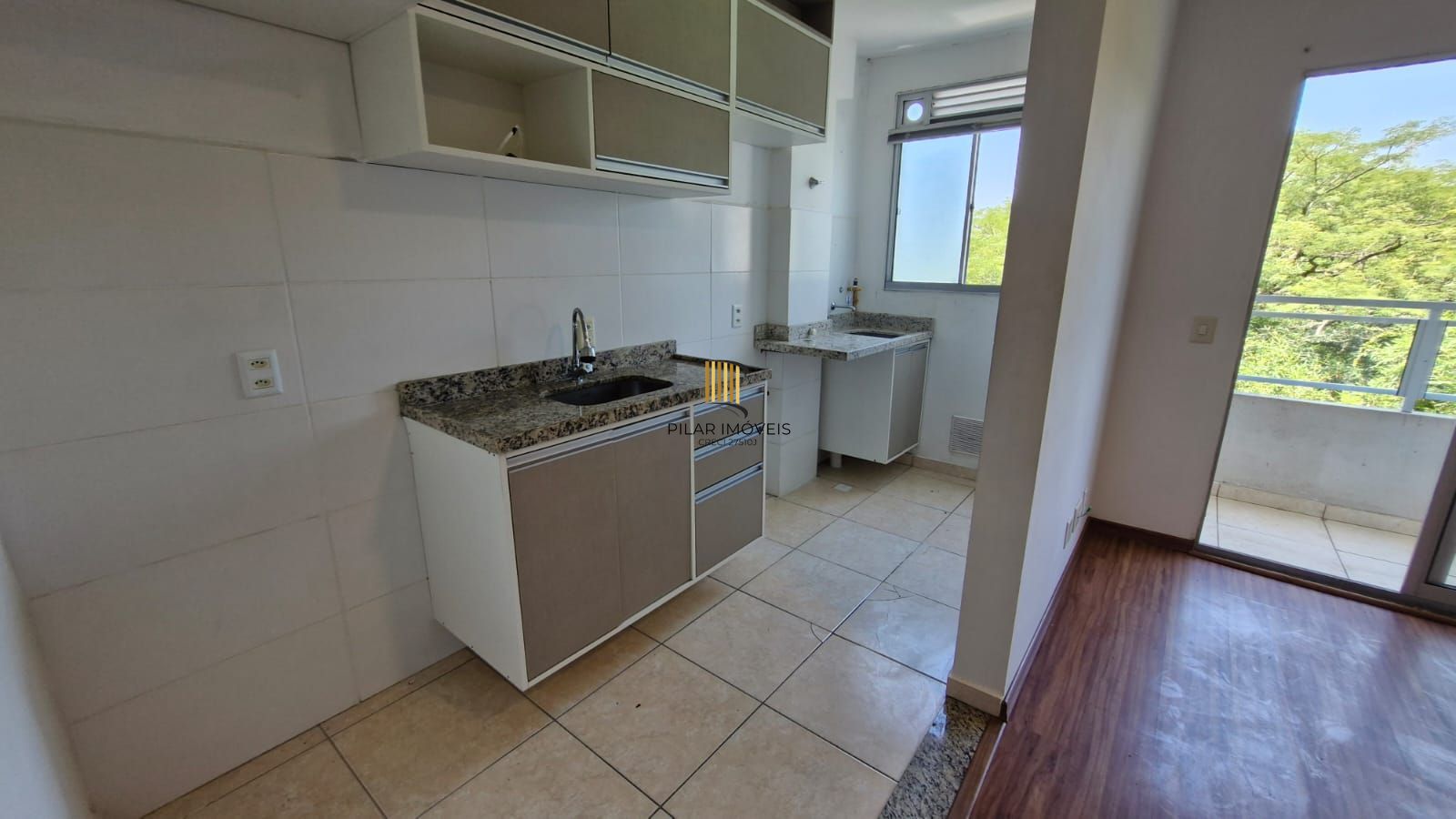 Apartamento Sacada 2 dormitórios Linda Vista 1 vaga de garagem Morro Santana