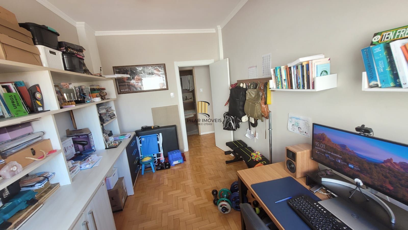 Apartamento mobiliado de 3 quartos, elevador no bairro Santana