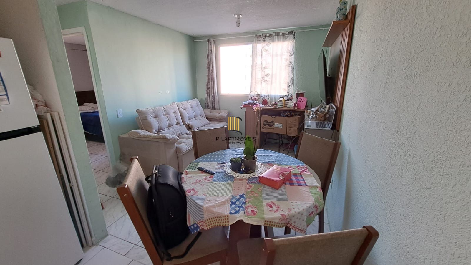 Apartamento 2d com vaga de garagem Zona Sul terceiro andar