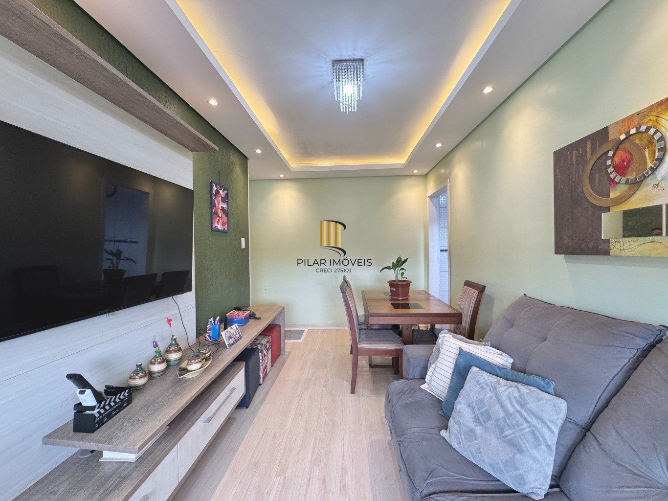 Apartamento com  2 dormitórios e com 1 vaga de garagem em Canoas. - Pilar Imóveis