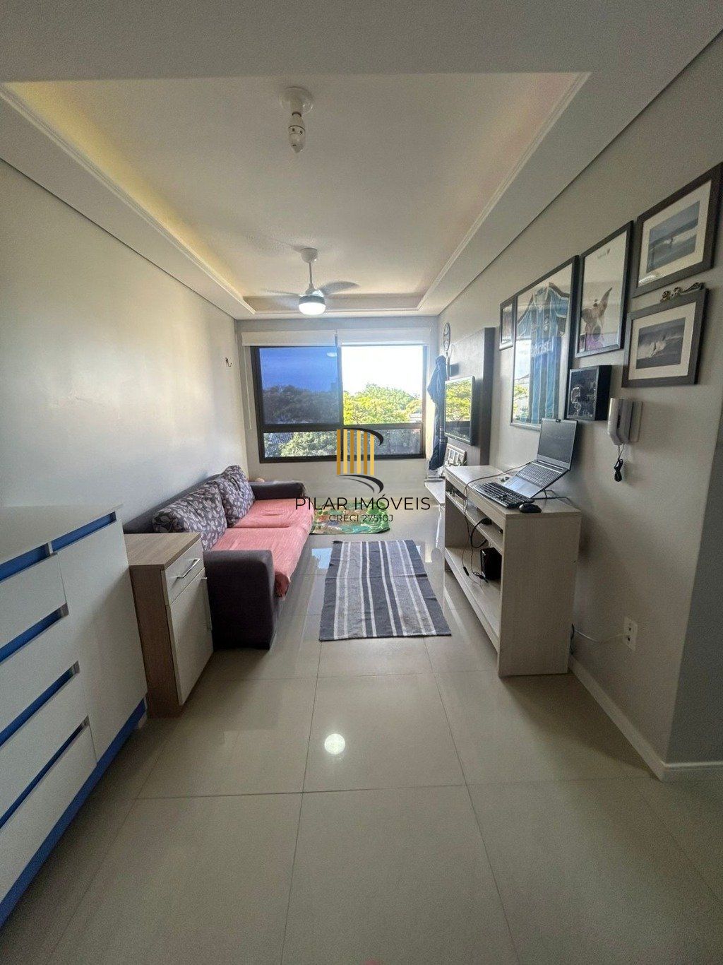 Apartamento com 1 quarto, ensolarado, portaria 24 horas Passo da Areia