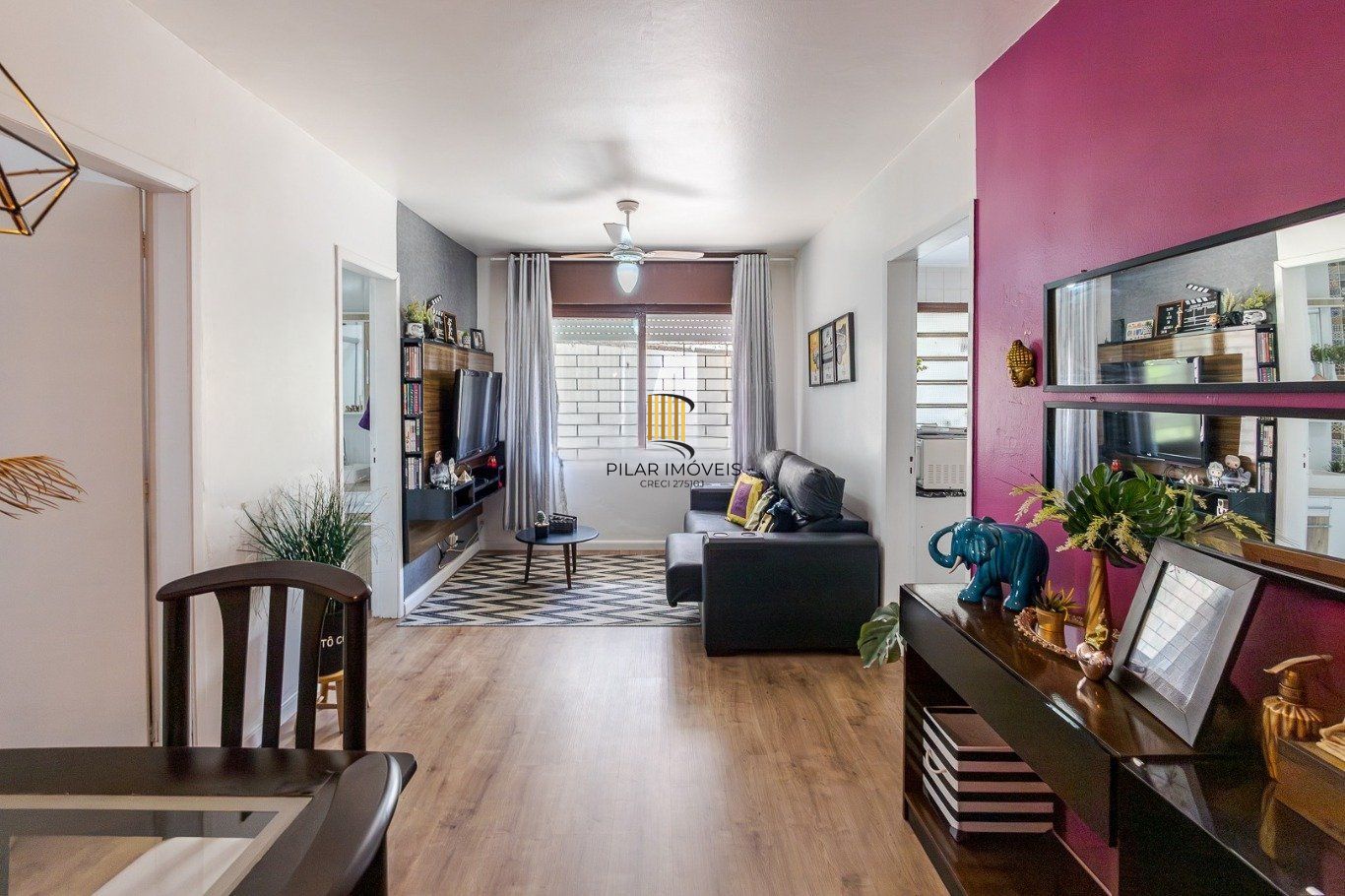 Apartamento térreo com 1 dormitório no Bairro Vila Ipiranga/Jardim Europa