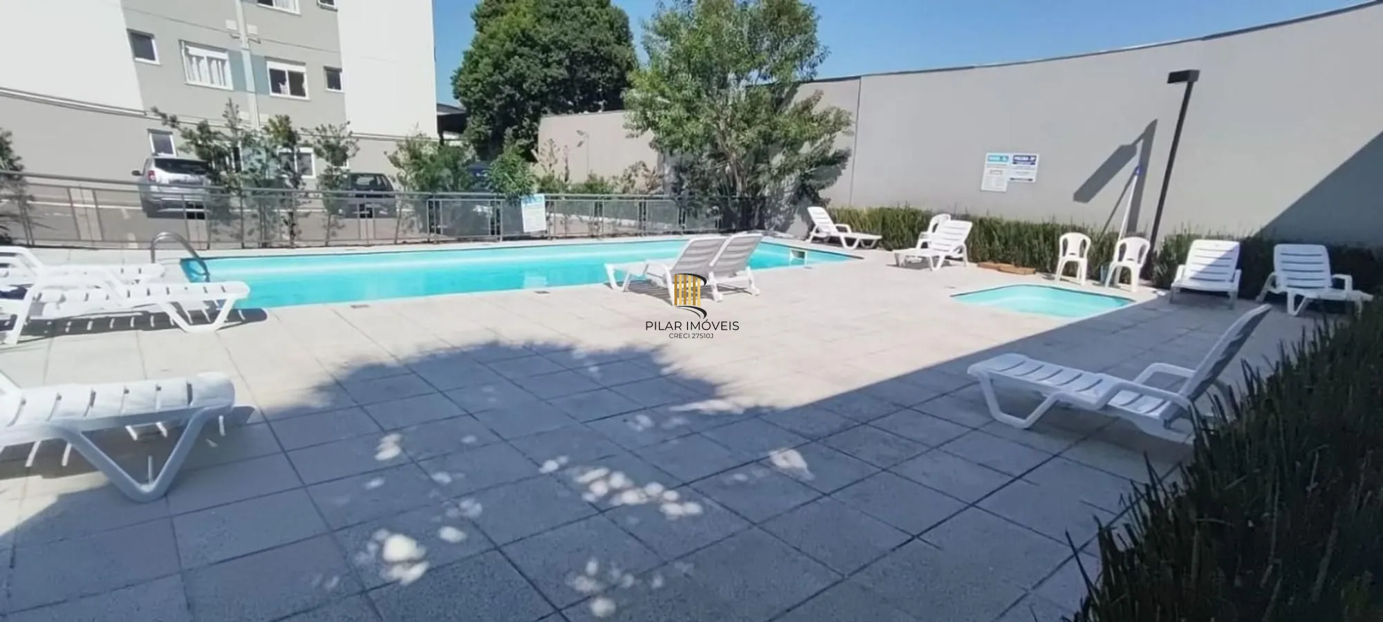 Apartamento de 2 dormitórios, piscina e 1 vaga de garagem em Canoas.